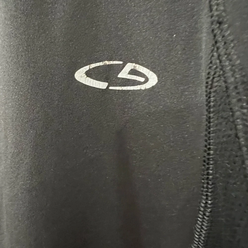 C9 by Champion Quarter Zip Performance Duo Dry Black Long Sleeve Shirt - Medium - Picture 2 of 6